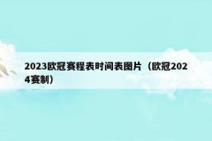 2023欧冠赛程表时间表图片(欧冠2024赛制)