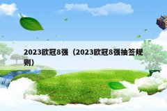 2023欧冠8强(2023欧冠8强抽签规则)