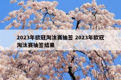 2023年欧冠淘汰赛抽签 2023年欧冠淘汰赛抽签结果