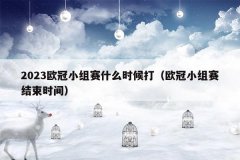 2023欧冠小组赛什么时候打(欧冠小组赛结束时间)