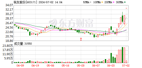 税友股份引领财税数字化概念板块暴涨