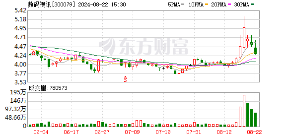 数码视讯半年报出炉：营收利润双降 股价应声下跌