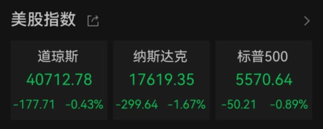 美股“七姐妹”市值一日蒸发2.3万亿 市场寒意浓