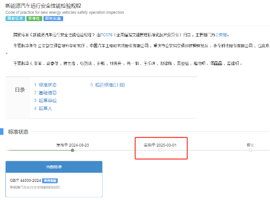 新能源车安全年检新规2025年实施 聚焦电池安全