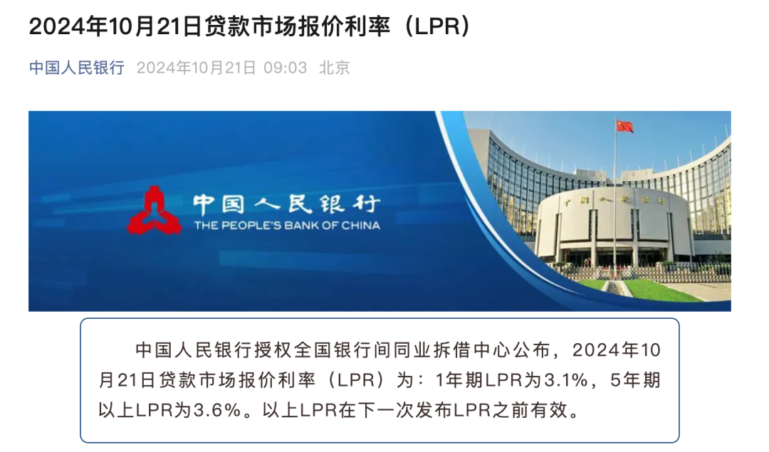 央行下调LPR 房贷利率降至新低