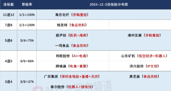 今日市场综述：连板股分化与科技股持续升温