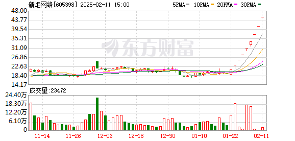 新炬网络股价异常波动 提示投资风险